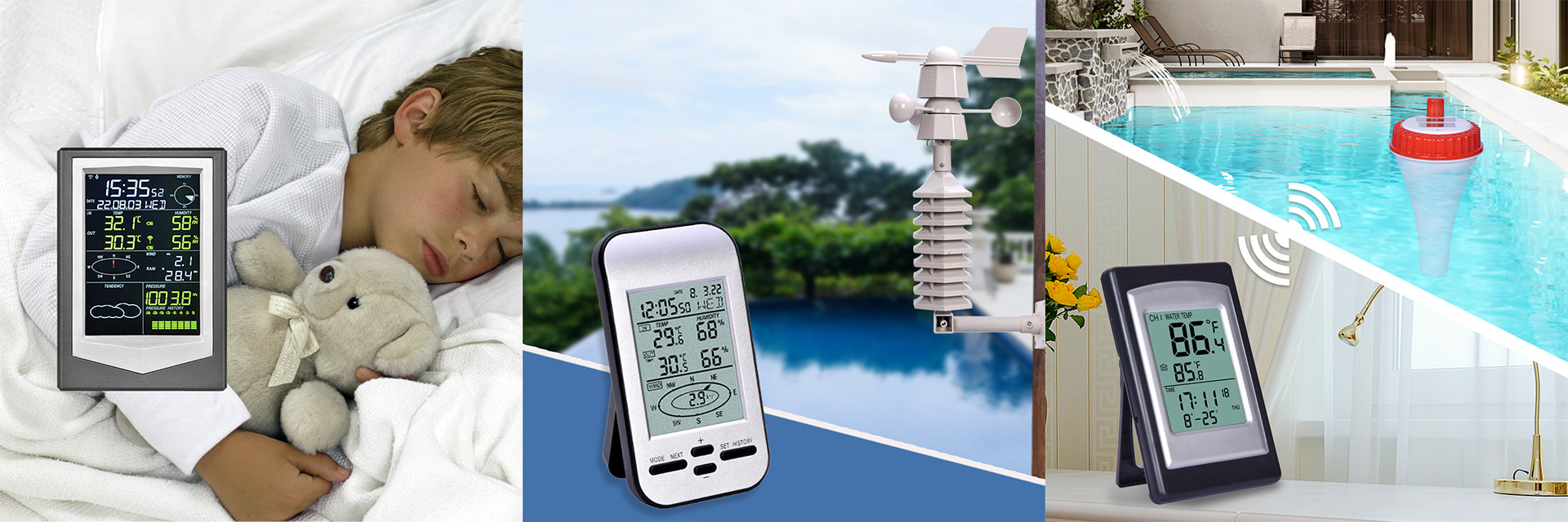 qualità Stazione meteorologica wireless fabbrica