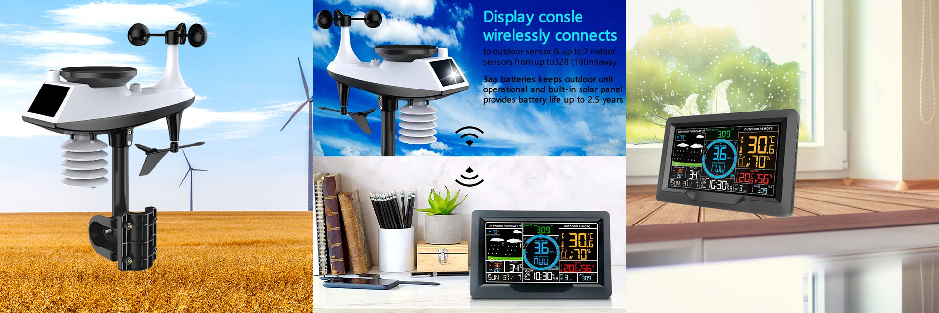 qualità Stazione meteorologica wireless fabbrica