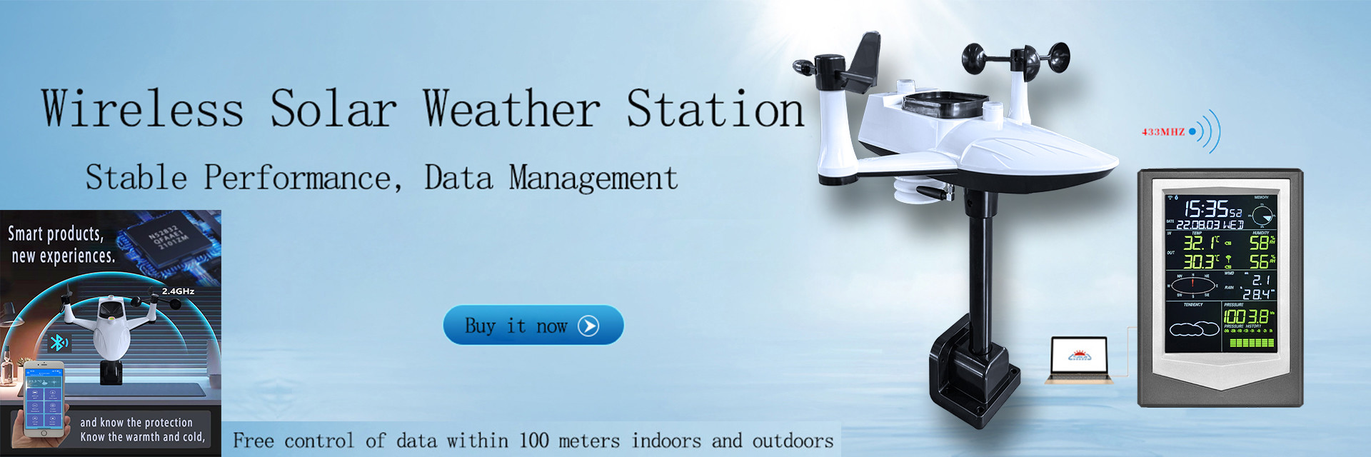 qualità Stazione meteorologica wireless fabbrica